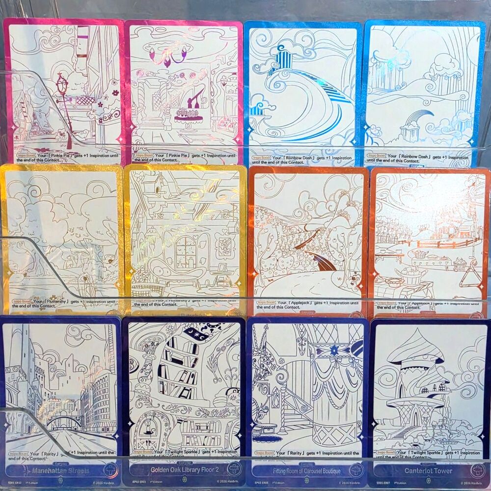 Kayou My Little Pony ER Scene Cards – 12 Card Set